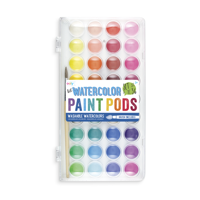 ooly Lil Paint Pods Poster Paint Watercolor - Set of 36