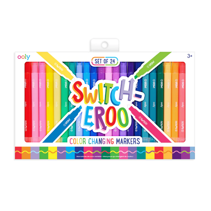 ooly Switch-eroo! Color-Changing Markers -Set of 24