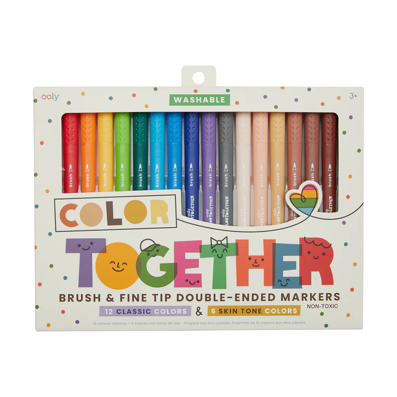 ooly Color Together Double-Ended Markers - Set of 18