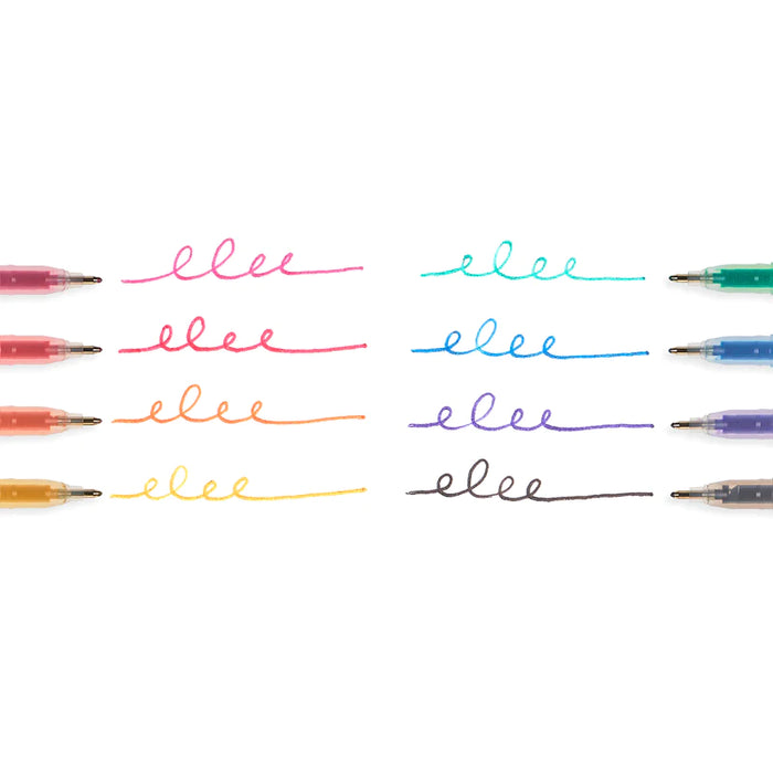 ooly Radiant Writers Glitter Gel Pens - Set of 8