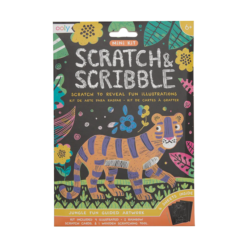 ooly Mini Scratch & Scribble Art Kit - Various Styles