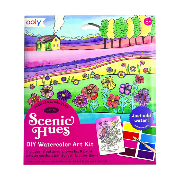 ooly Scenic Hues DIY Watercolor Art Kit - Various Styles