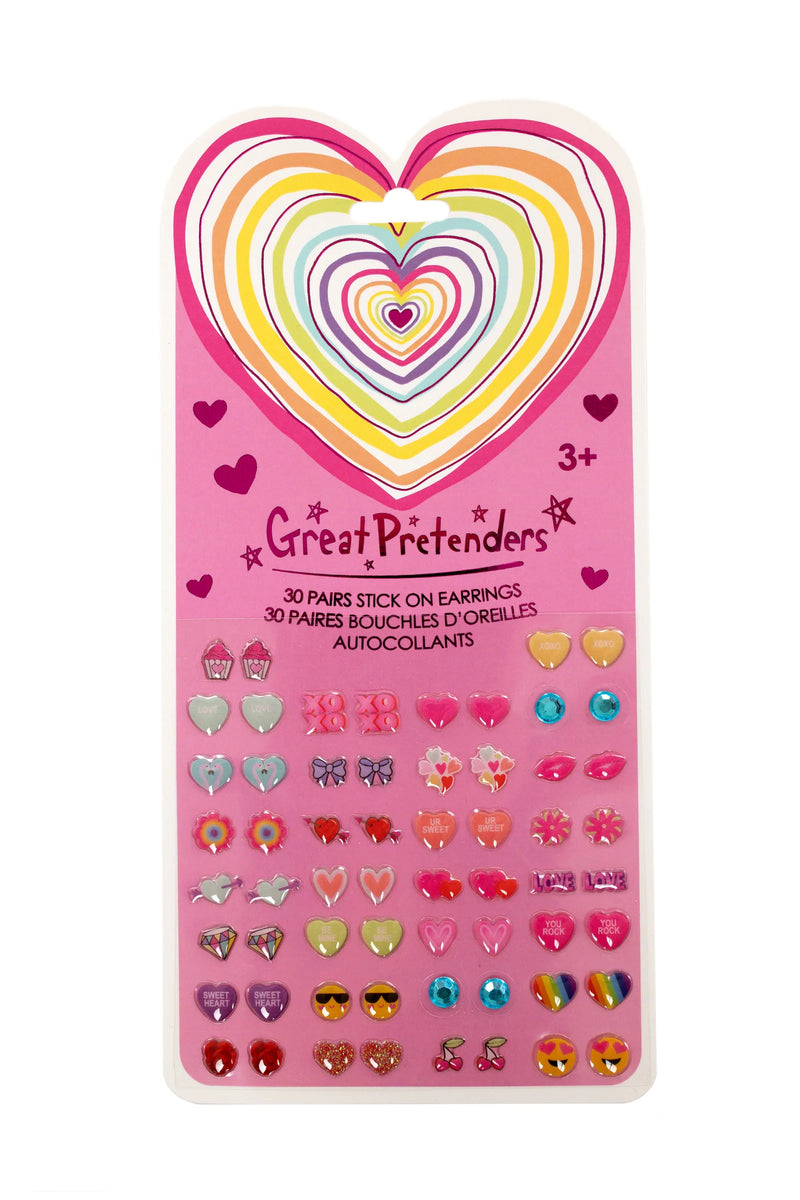Great Pretenders Stick On Earrings - Various Styles