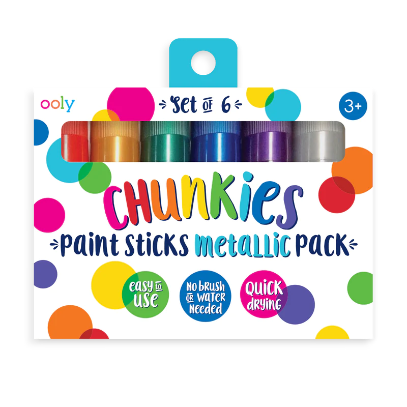 ooly Chunkies Paint Sticks Set of 6 - Various Styles