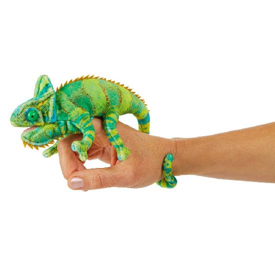 Mini Chameleon Finger Puppet