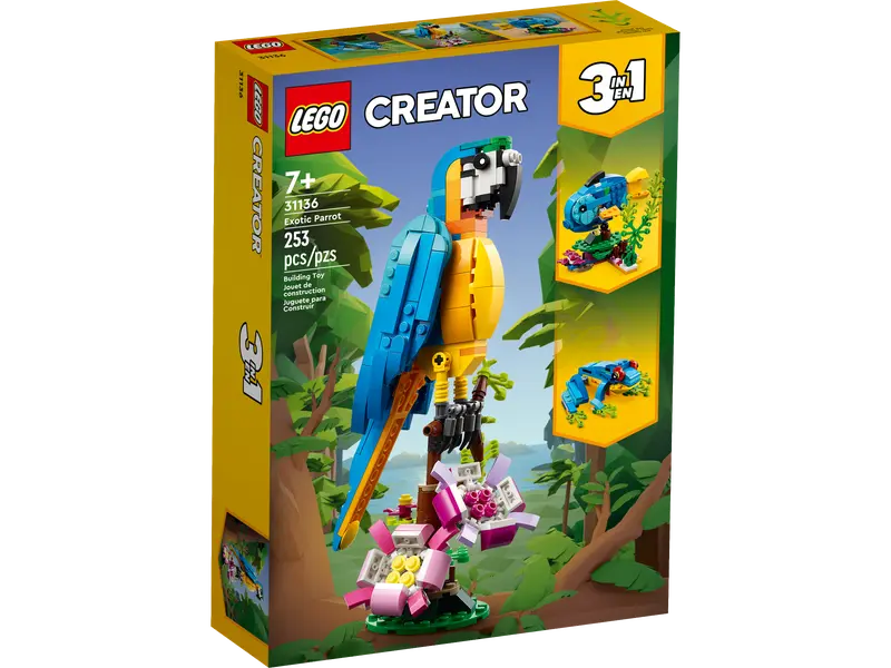 Lego Creator Exotic Parrot 31136