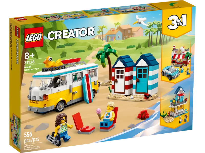 Lego Creator 3-in-1 Beach Camper Van 31138