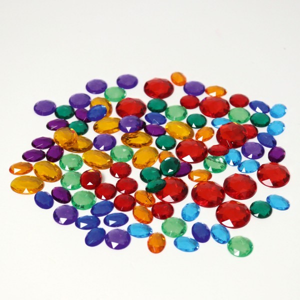 Grimm's Small Acrylic Glitter Stones