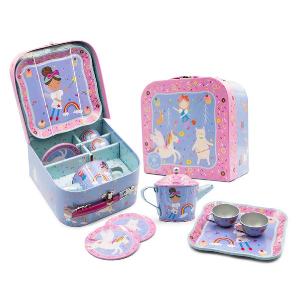 Tin Tea Set - Rainbow Fairy