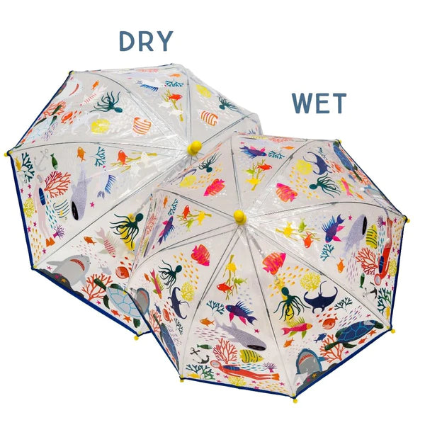 Colour Changing Transparent Umbrella - Various Styles