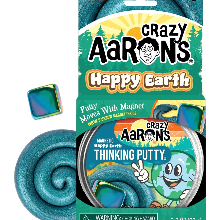 Crazy Aaron's Thinking Putty -Magnetic Storms - Happy Earth