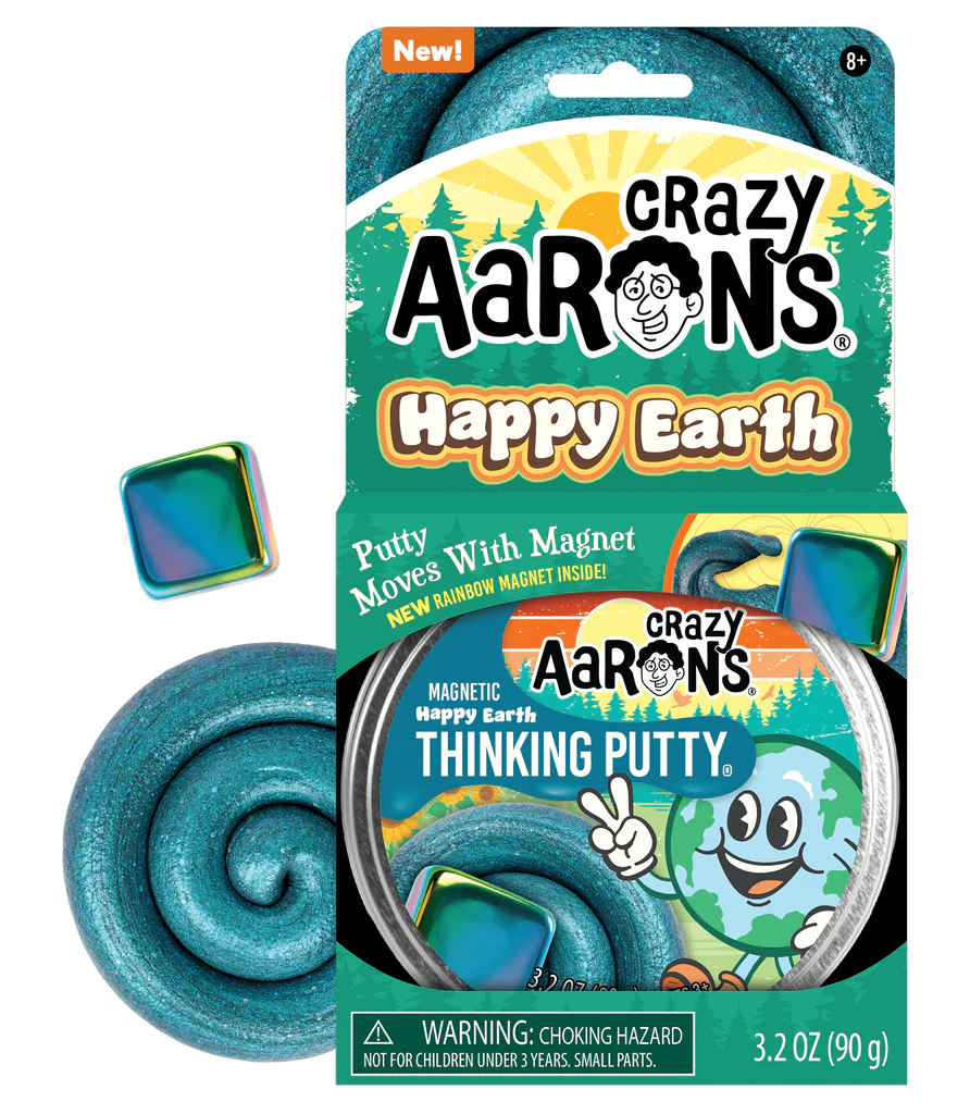 Crazy Aaron's Thinking Putty -Magnetic Storms - Happy Earth