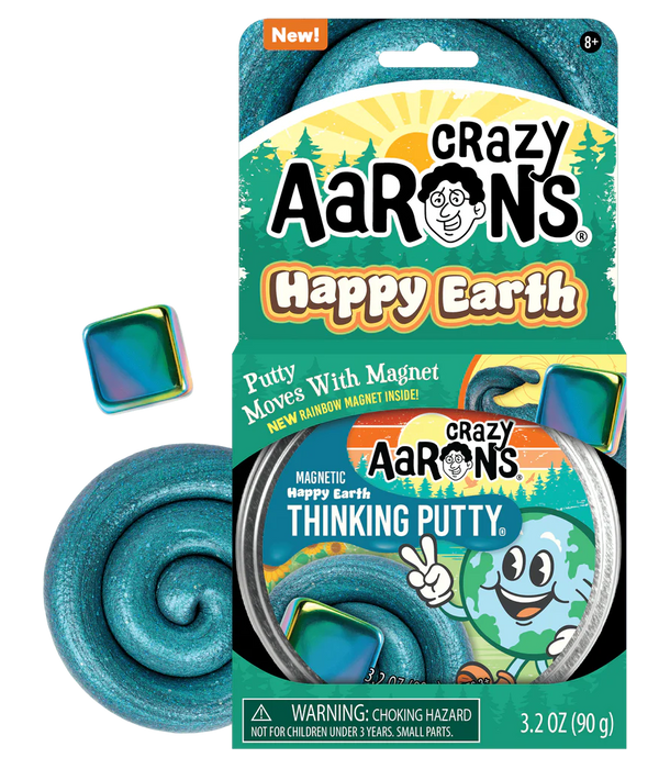 Crazy Aaron's Thinking Putty -Magnetic Storms - Happy Earth
