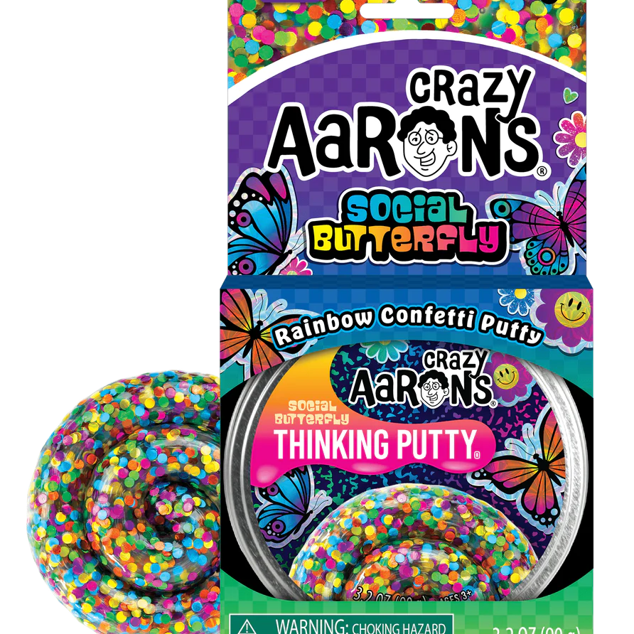 Crazy Aaron's Thinking Putty - Trend Setters - Social Butterfly