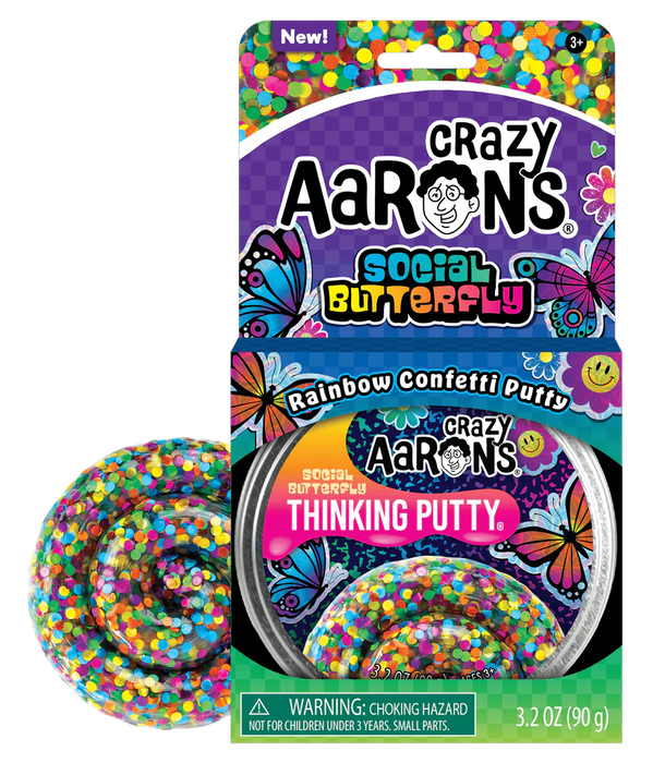 Crazy Aaron's Thinking Putty - Trend Setters - Social Butterfly