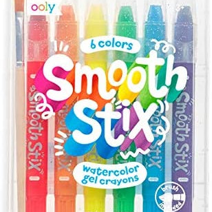 ooly Smooth Stix Watercolour Gel Crayons 7pc Set