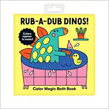 Color Magic Bath Book - Rub-A-Dub Dinos!