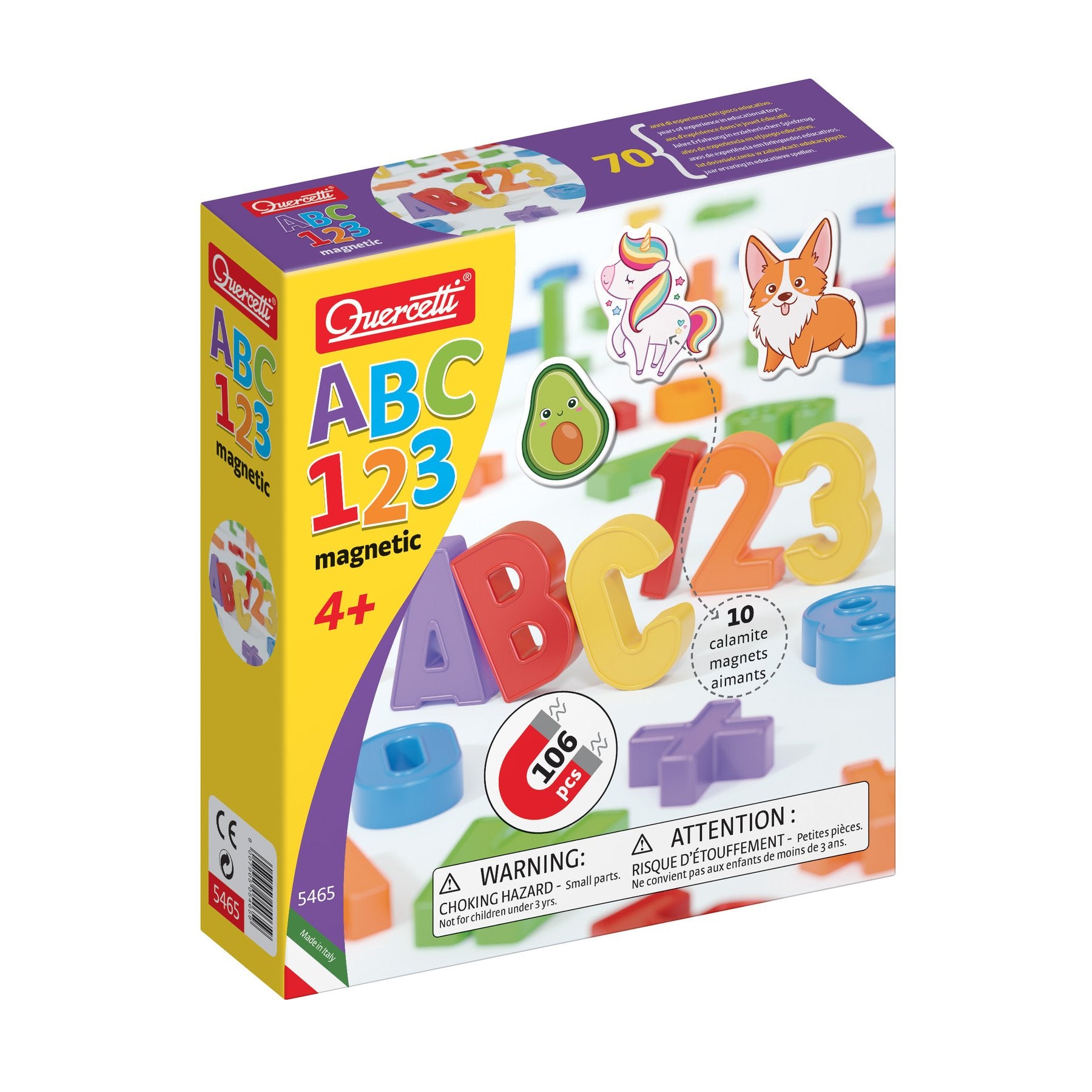 Quercetti ABC 123 Magnetic Set