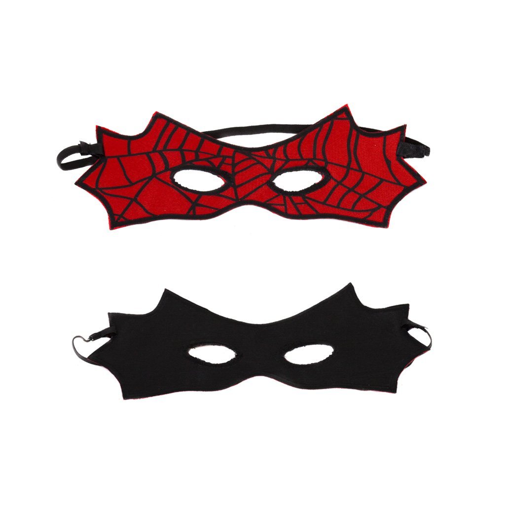 Great Pretenders Reversible Spider/Bat Cape and Mask Set SZ 3-4