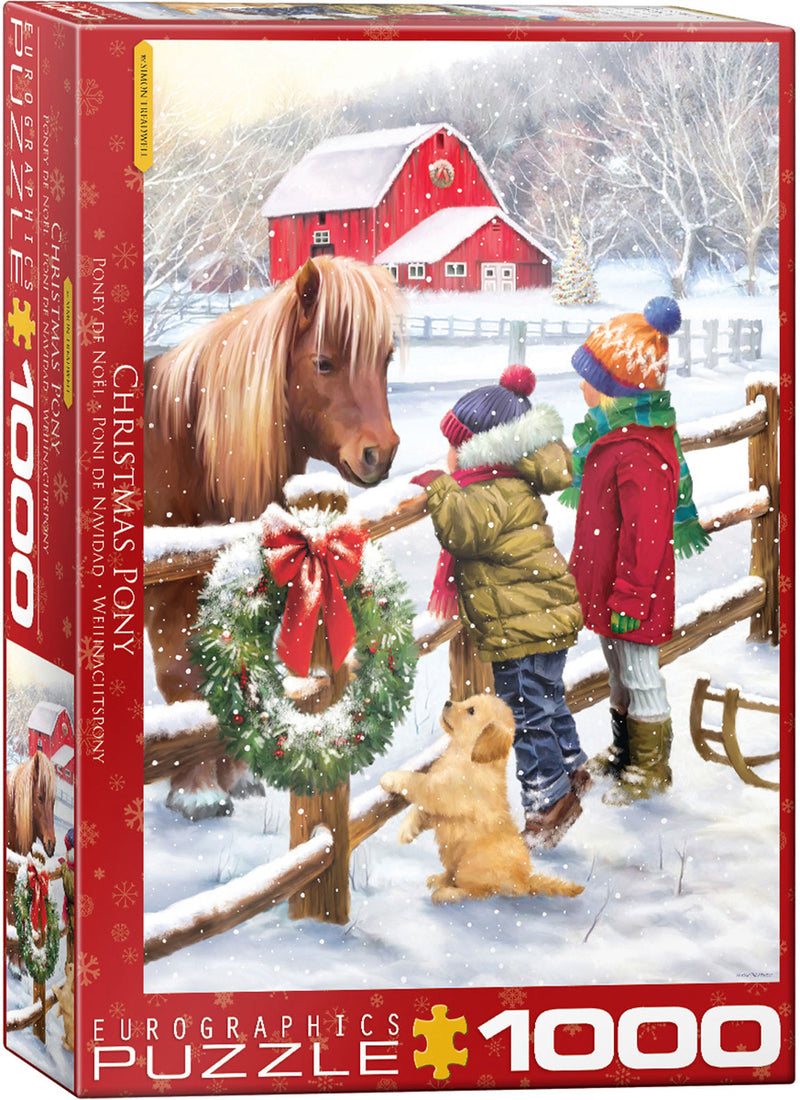 Eurographics 1000 Piece Puzzle - Christmas Pony