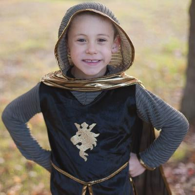 Great Pretenders Knight Set Gold with Tunic, Cape and Crown SZ 5-6