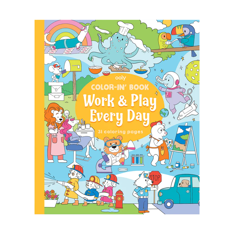 ooly Color-In' Book - Various Styles
