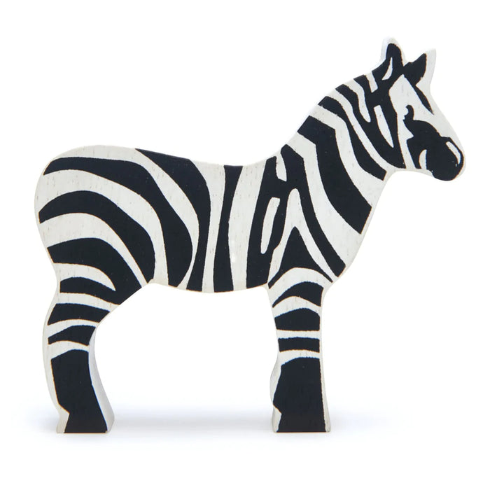 Wooden Safari Animal - Zebra