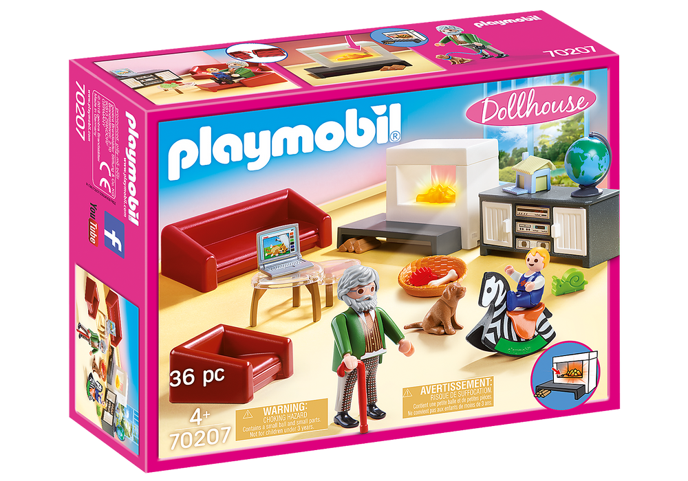 Playmobil - Dollhouse - Comfortable Living Room - 70207