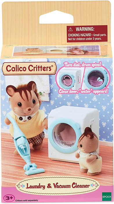 Calico Critters - Laundry and Vacuum Cleaner