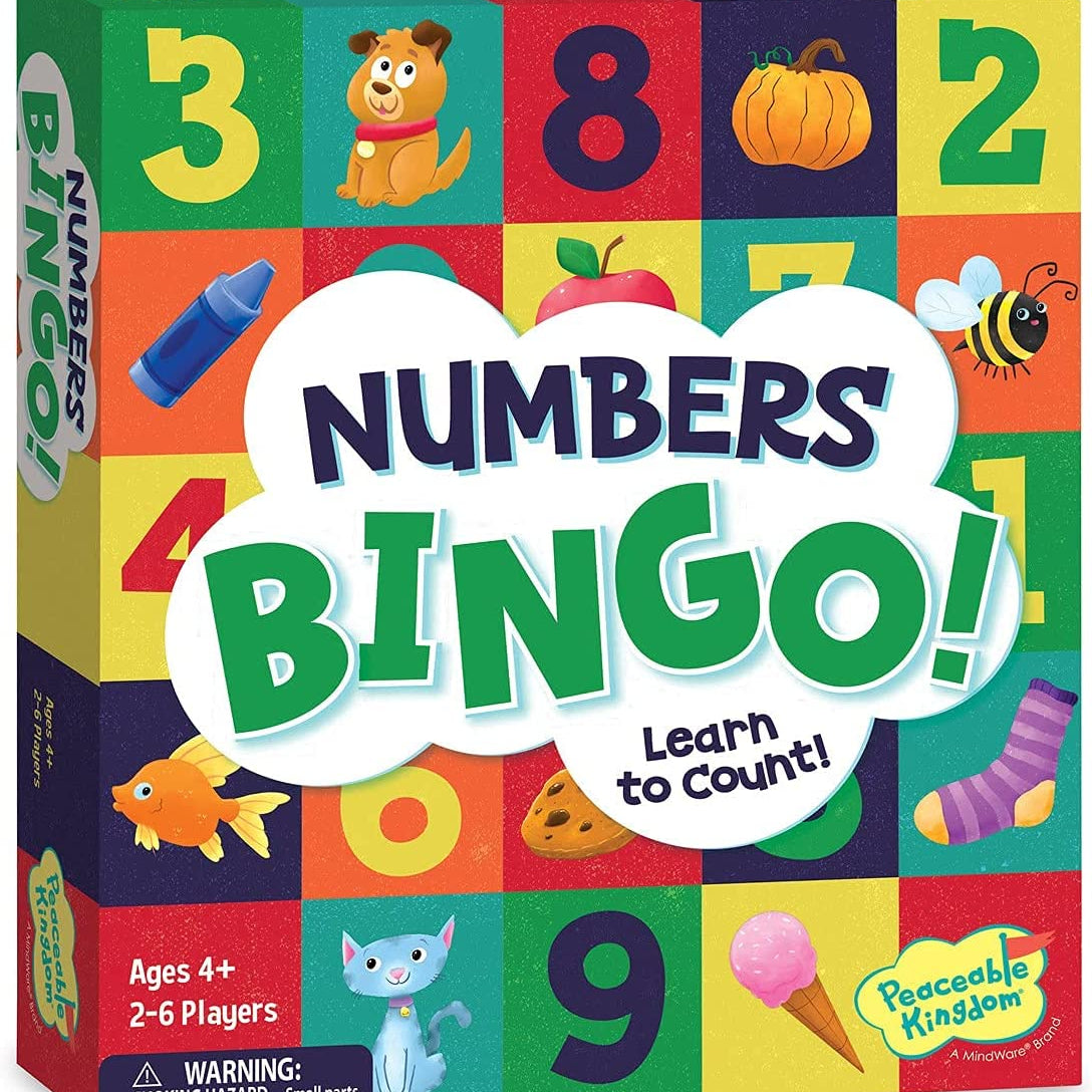 Peaceable Kingdom Numbers Bingo!