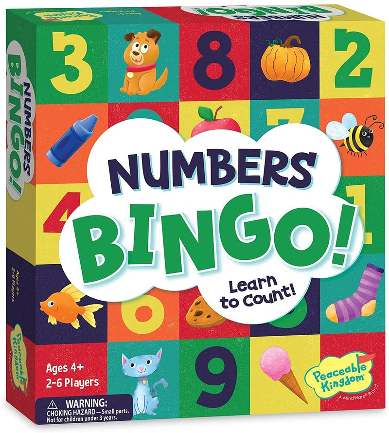 Peaceable Kingdom Numbers Bingo!