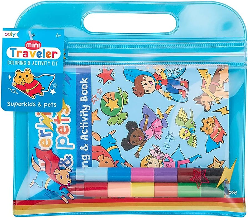 ooly Mini Traveler Coloring and Activity Kit - Various Styles