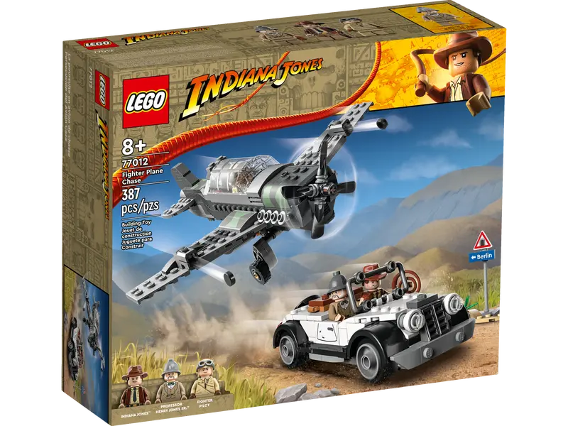 Lego Indiana Jones Fighter Plane Crash 77012