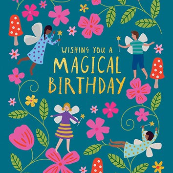 Birthday Card Fairy Garden