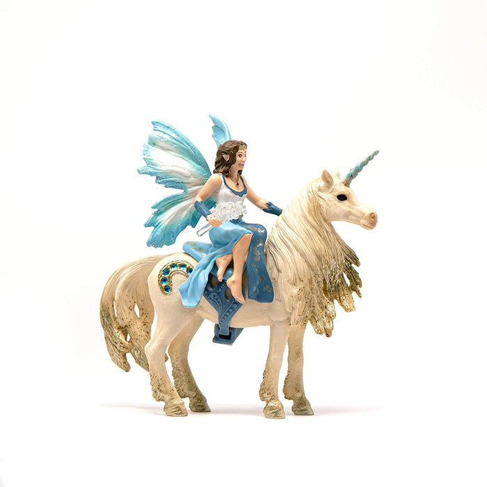 Schleich Bayala Fairy Eyela on Golden Unicorn 42508