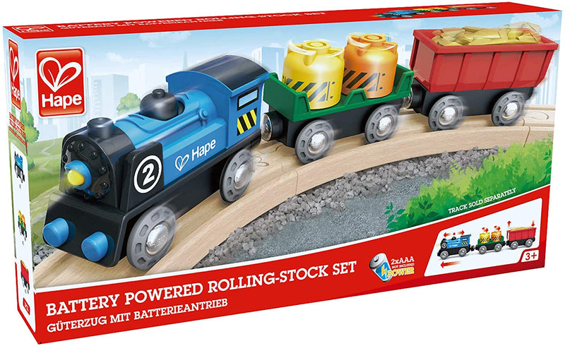 Hape Battery Powered Rolling Stock Set