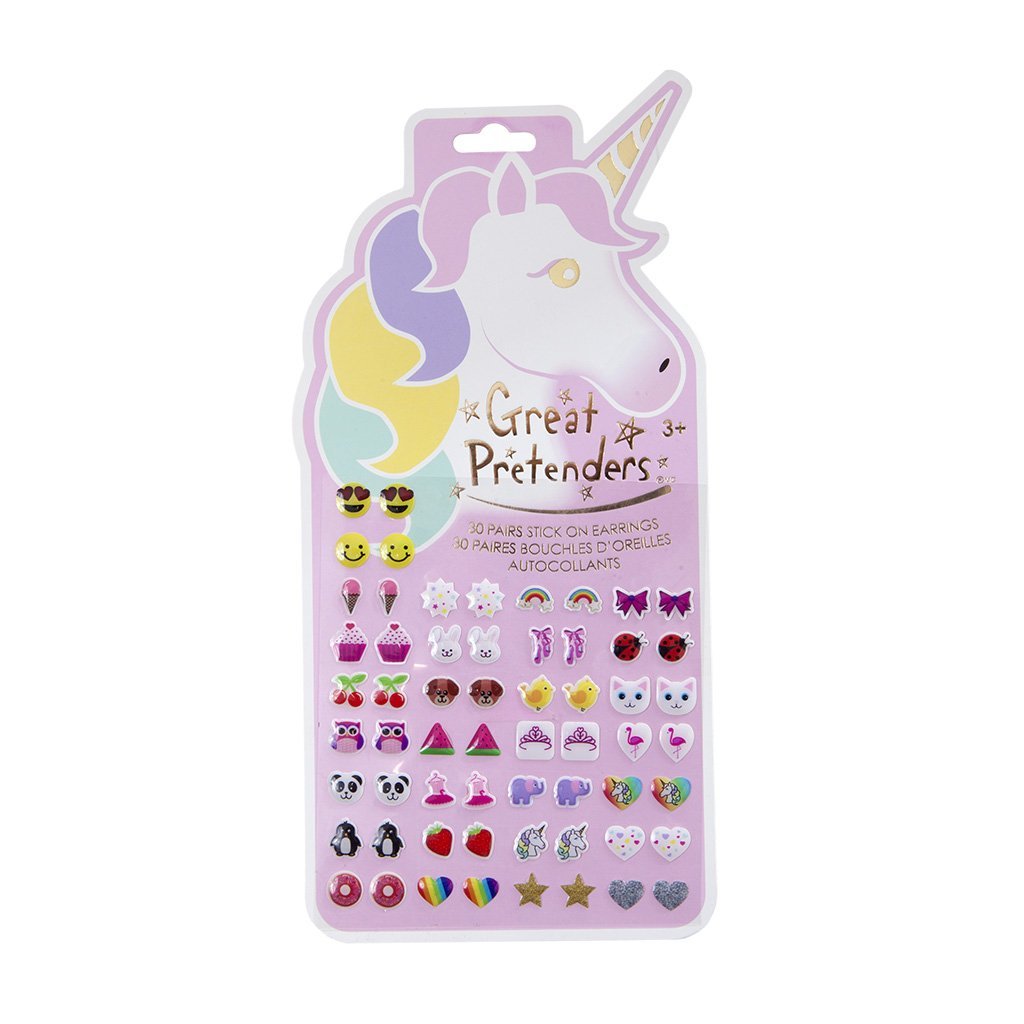 Great Pretenders Stick On Earrings - Various Styles