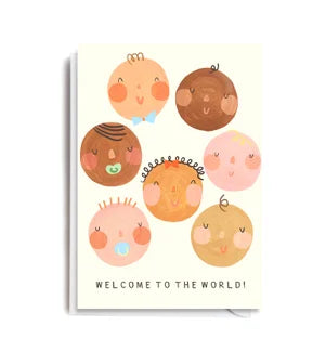 New Baby Card Welcome to the World
