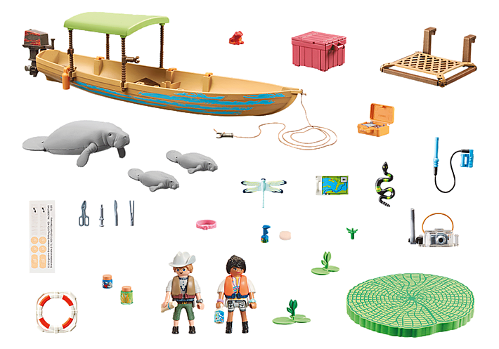 Playmobil  - Wiltopia - Boat Trip to the Manatees - 71010