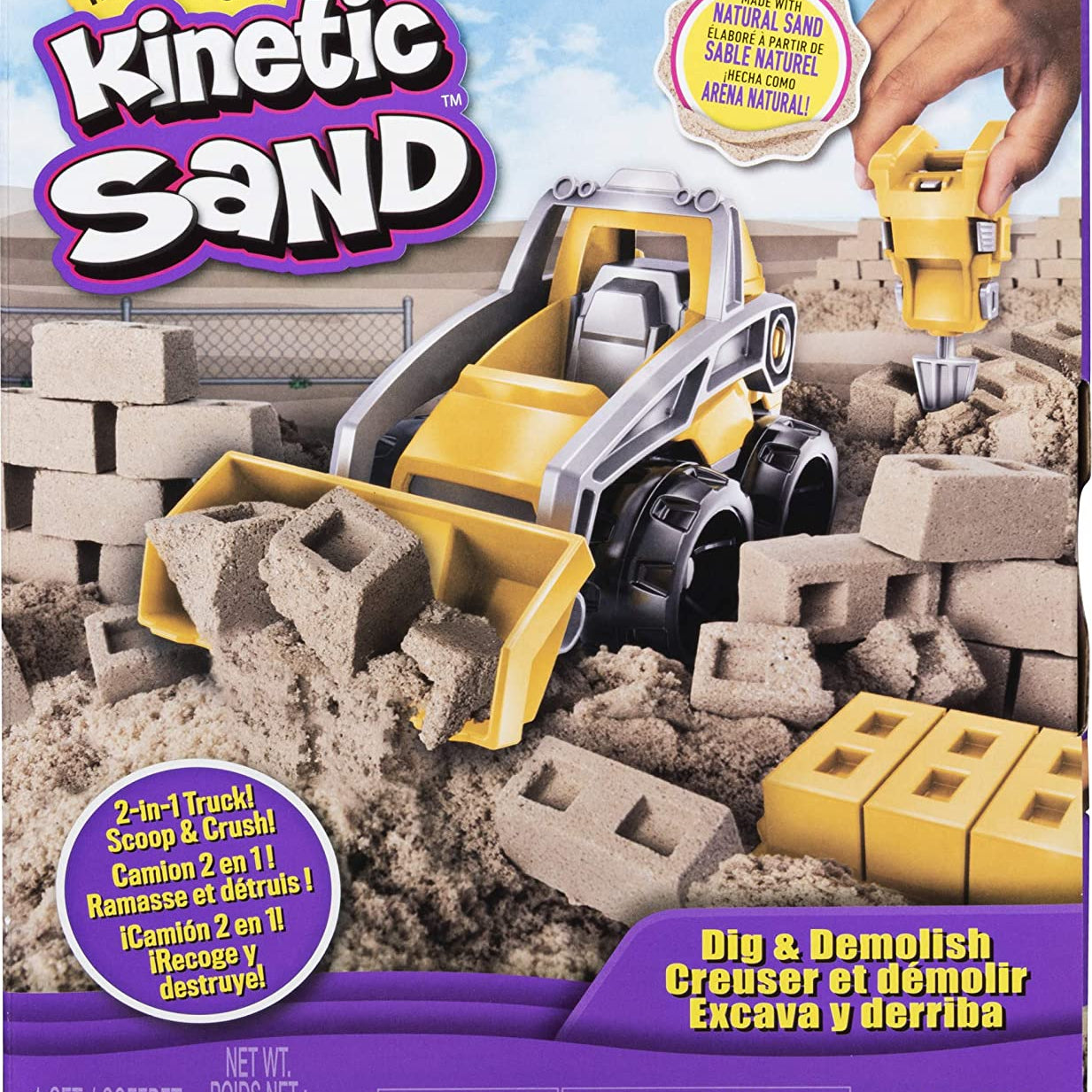 Kinetic Sand Dig and Demolish Playset