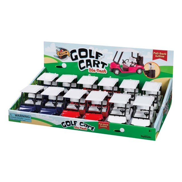 Diecast Golf Cart - Various Colours