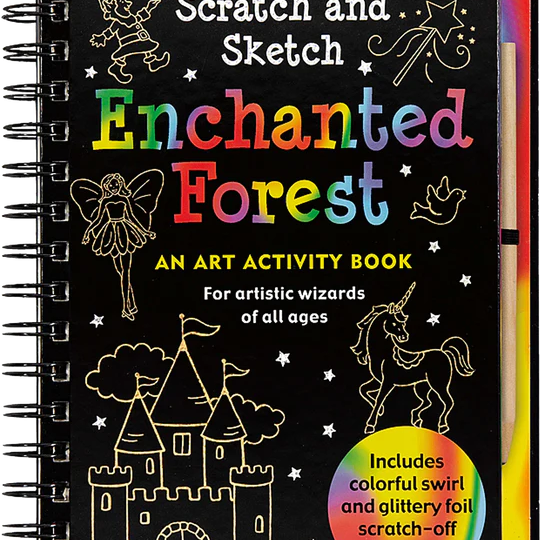 Scratch and Sketch - Enchanted Forest Activity Book