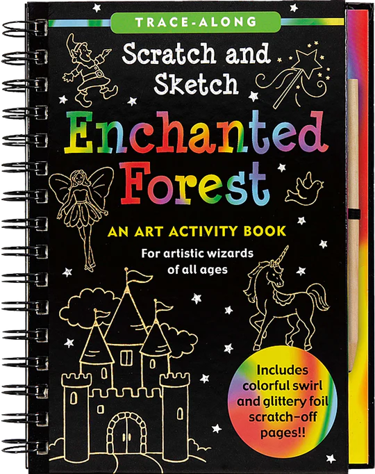 Scratch and Sketch - Enchanted Forest Activity Book