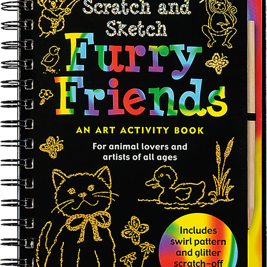 Scratch and Sketch - Furry Friends Activity Book