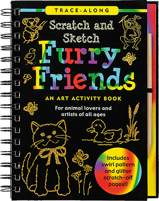 Scratch and Sketch - Furry Friends Activity Book