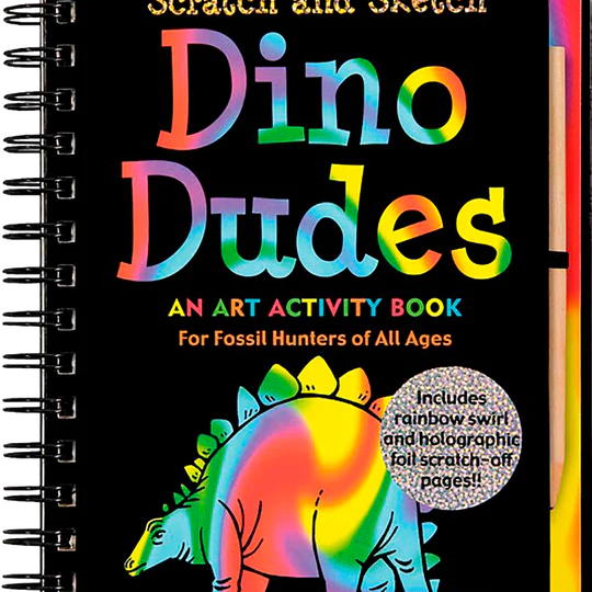 Scratch and Sketch - Dino Dudes Activity Book
