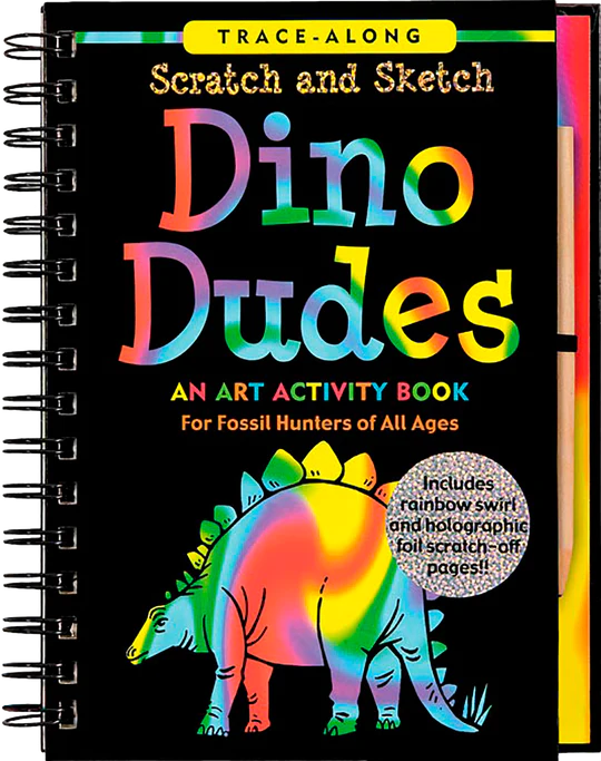 Scratch and Sketch - Dino Dudes Activity Book
