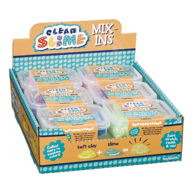 Clear Slime Mix-Ins Various Colours