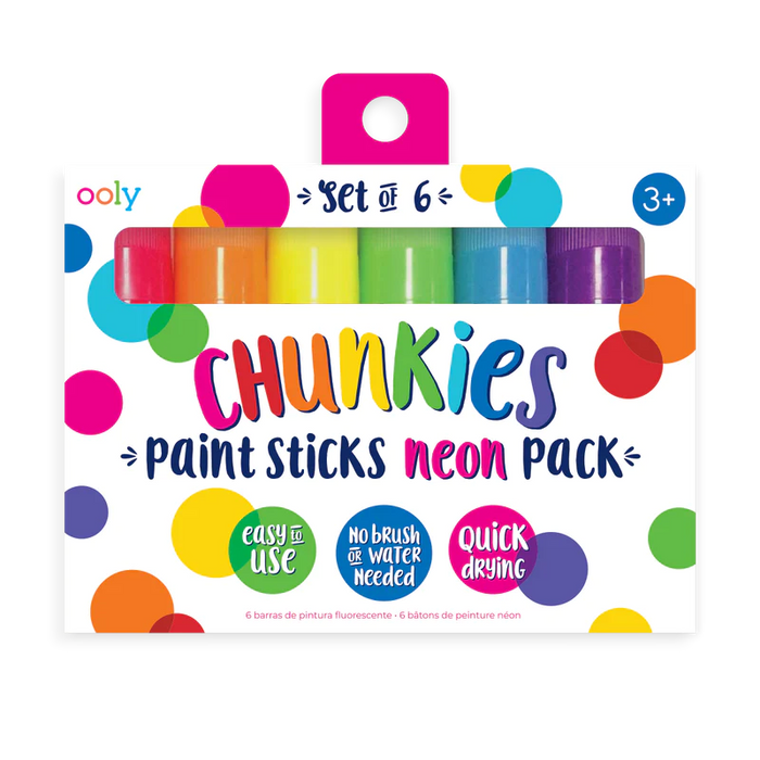 ooly Chunkies Paint Sticks Set of 6 - Various Styles