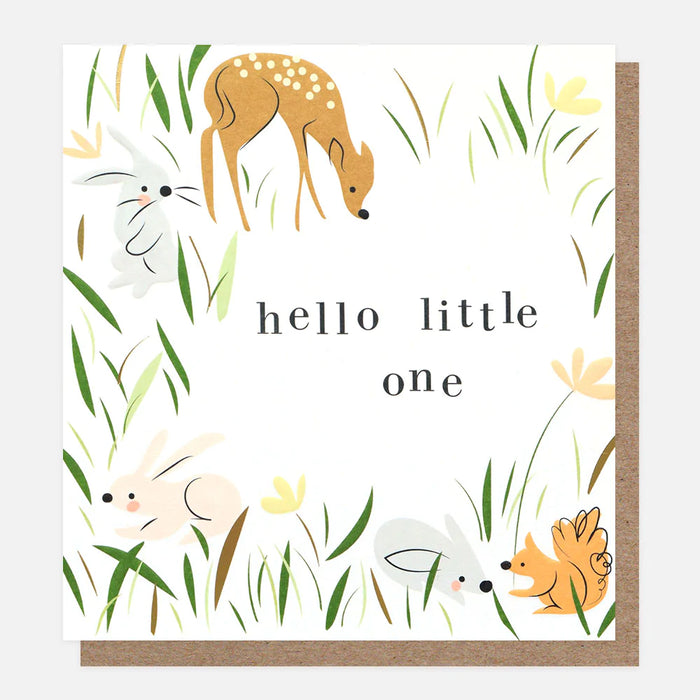 New Baby Card Hello Little One